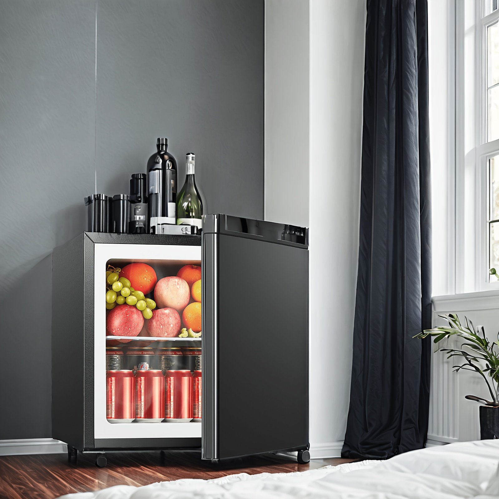 mini congélateur silencieux 32l avec porte réversible et 7 réglages de température congélateur sur table vertical compact pour maison, dortoir, bureau, appartement, acier inoxydable 304, refroidissement efficace pour petits espaces (noir/blanc) mini congélateur silencieux 32l avec porte réversible et 7 réglages de température congélateur sur table vertical compact pour maison, dortoir, bureau, appartement, acier inoxydable 304, refroidissement efficace pour petits espaces (noir/blanc)