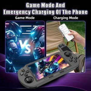console de jeu portable rétro sf3000 Écran ips 11,43 cm, 3000 mah, système d'exploitation linux (compatible avec apk/gapps), système de jeu portable pour joueur unique avec Émulation classique nes/gba/psp/ps1, ordinateur de poche pour s &