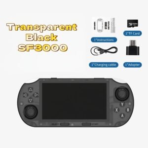 console de jeu portable rétro sf3000 Écran ips 11,43 cm, 3000 mah, système d'exploitation linux (compatible avec apk/gapps), système de jeu portable pour joueur unique avec Émulation classique nes/gba/psp/ps1, ordinateur de poche pour s &