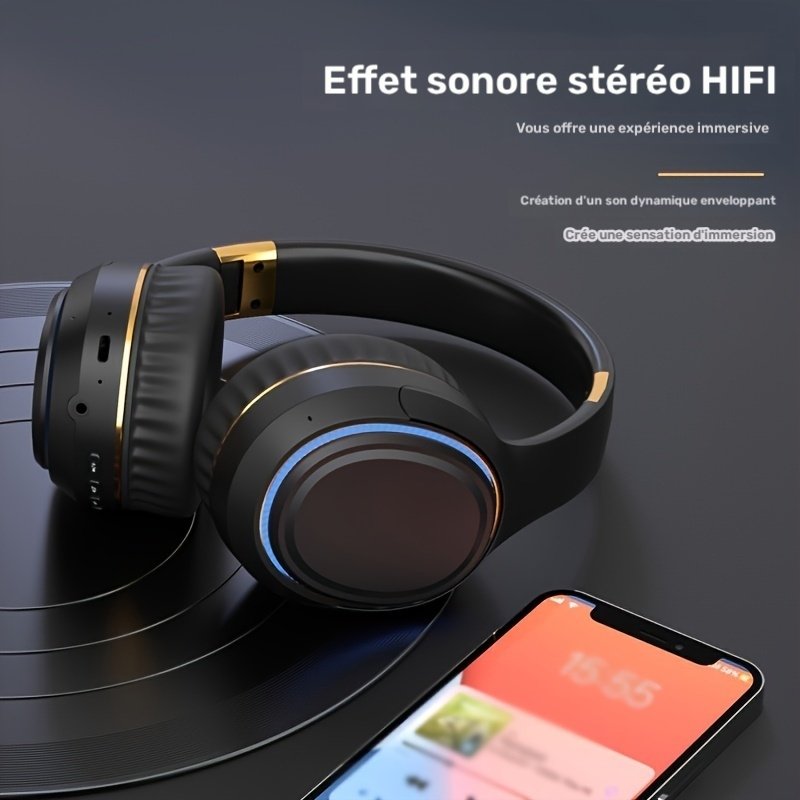 casque sans fil ada dud 2026 avec lumière ambiante son hifi immersif, grande capacité 400 mah, casque de gaming toute la journée, faible latence, parfait pour les voyages, les affaires, la musique et les cadeaux casque sans fil ada dud 2026 avec lumière ambiante son hifi immersif, grande capacité 400 mah, casque de gaming toute la journée, faible latence, parfait pour les voyages, les affaires, la musique et les cadeaux