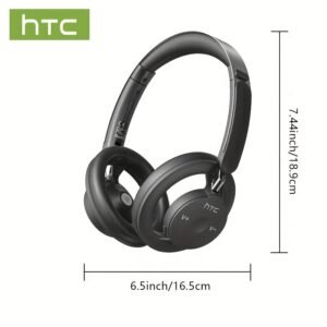 ["Écouteurs supra auriculaires avec traduction ia] authentique htc hp06 multi mode 144+ langues traducteur en temps réel pliable coussinets d'oreille respirants longue autonomie son hi fi pour voyages d'affaires réunions de bureau utilisation quotidienne"