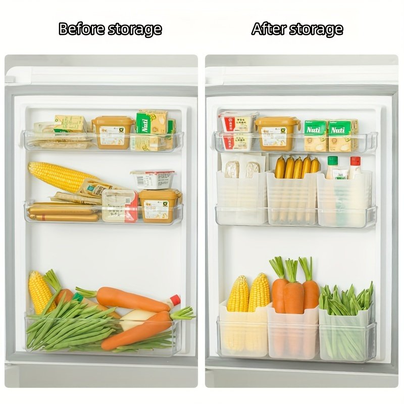 lot de 15 boîtes de rangement polyvalentes pour réfrigérateur, bacs organisateurs en plastique transparent pour réfrigérateur, cuisine, salle de bain et organisation de la maison lot de 15 boîtes de rangement polyvalentes pour réfrigérateur, bacs organisateurs en plastique transparent pour réfrigérateur, cuisine, salle de bain et organisation de la maison
