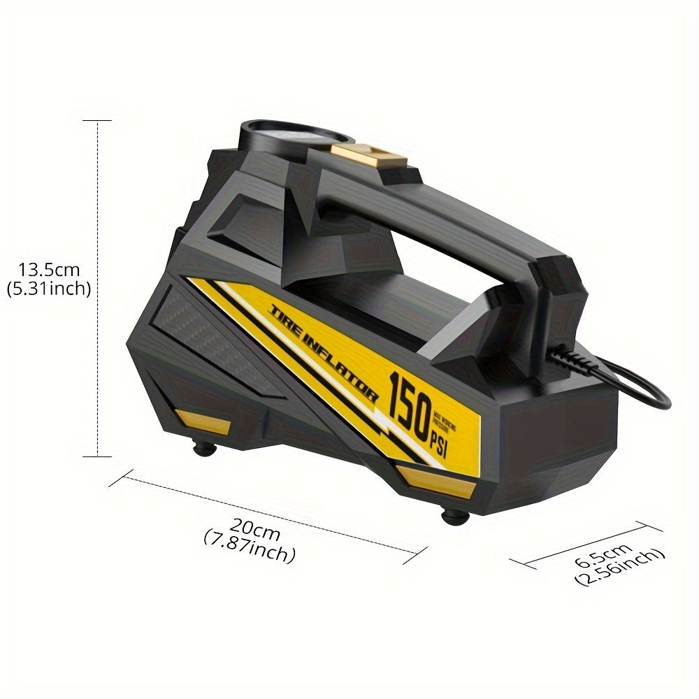carsun gonfleur de pneus numérique portable dc 12v pompe compresseur d'air de voiture, pompe de pneu auto haute pression 150psi avec affichage numérique & lumière led sos, pompe à air portable pour voiture moto vélo ballon de basketball kit d'urgence de bord de route carsun gonfleur de pneus numérique portable dc 12v pompe compresseur d'air de voiture, pompe de pneu auto haute pression 150psi avec affichage numérique & lumière led sos, pompe à air portable pour voiture moto vélo ballon de basketball kit d'urgence de bord de route