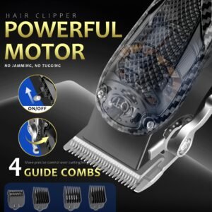 kit de rasage sans fil lqt 2/3 pièces en fibre de carbone pour hommes, tondeuse précision en t, affichage led et rasoir à barbe, usb basse tension pour usage domestique, cadeau pour hommes (2/3 pièces)
