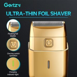 [cadeau fête des pères] tondeuse professionnelle pour hommes rechargeable, tondeuse à lame, tondeuse de précision et tondeuse à poils de nez ensemble de 4 pièces en or, idéal pour usage à domicile et en salon de coiffure incluant un peigne limité, cadeau idéal pour la fête des pères
