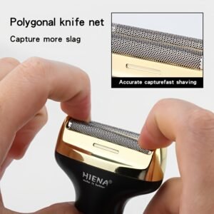 tondeuse à cheveux professionnelle sans fil pour hommes, ensemble de coupe avec rasoir à foil, tondeuse nasale, tondeuse rechargeable, led