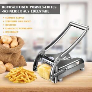 Maison coupe légumes, coupe frites en acier inoxydable, hachoir à pommes de terre carottes concombres, accessoires de cuisine