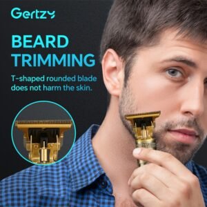 [cadeau fête des pères] tondeuse professionnelle pour hommes rechargeable, tondeuse à lame, tondeuse de précision et tondeuse à poils de nez ensemble de 4 pièces en or, idéal pour usage à domicile et en salon de coiffure incluant un peigne limité, cadeau idéal pour la fête des pères