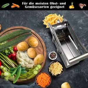 coupe légumes, coupe frites en acier inoxydable, hachoir à pommes de terre carottes concombres, accessoires de cuisine