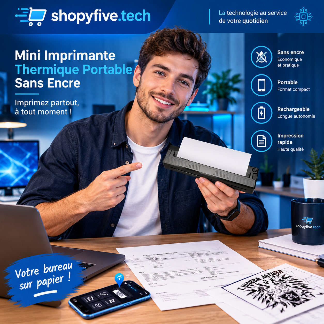 mini imprimante thermique portable sans encre mini imprimante thermique portable sans encre